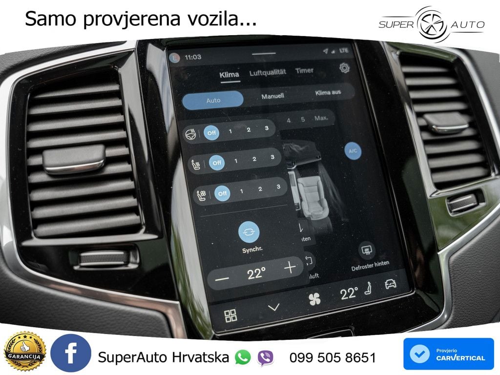Volvo XC90 2.0 B5 Diesel AWD Automatic ACC+HEAD+4xGR SJED+360+PANO