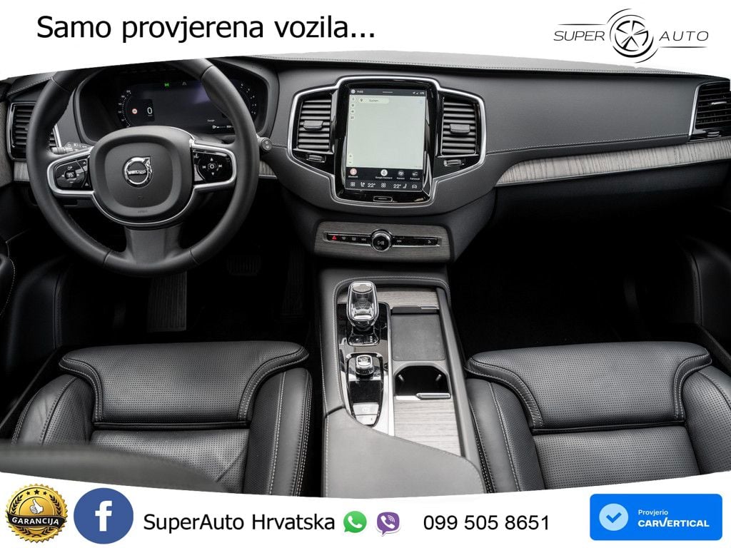 Volvo XC90 2.0 B5 Diesel AWD Automatic ACC+HEAD+4xGR SJED+360+PANO