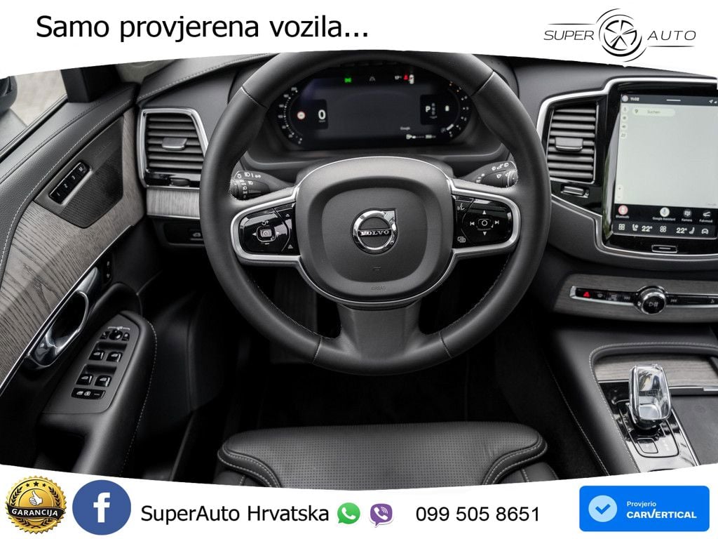 Volvo XC90 2.0 B5 Diesel AWD Automatic ACC+HEAD+4xGR SJED+360+PANO