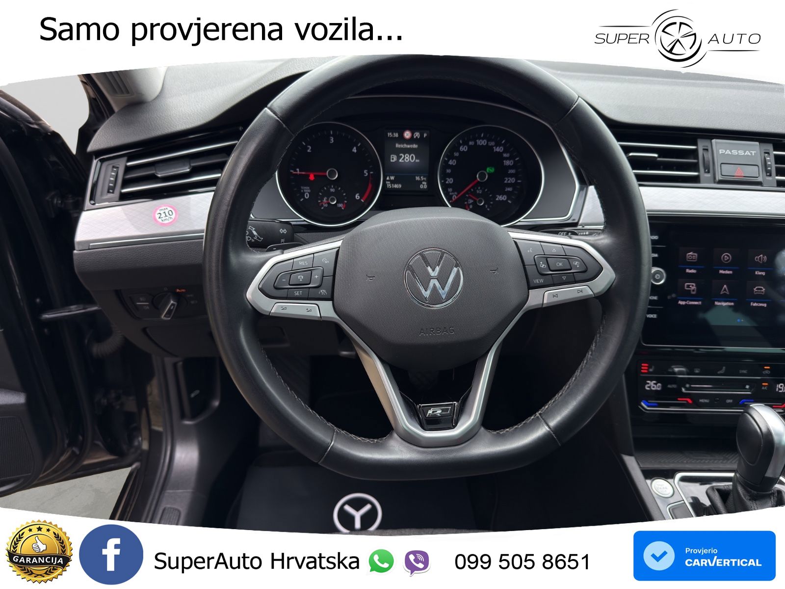 Volkswagen Passat Variant 2.0 TDI (150 KS) DSG R-Line LED+GR SJED+ACC