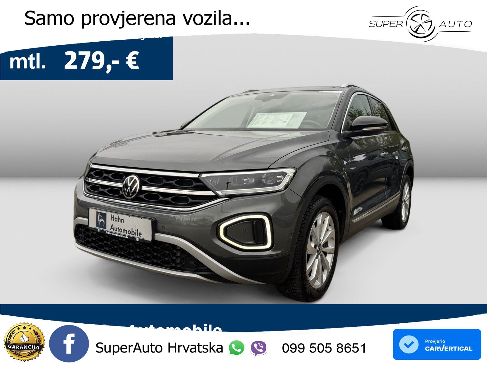 Volkswagen T-Roc I 1.5 TSI (150 KS) DSG LED+GR SJED+ACC