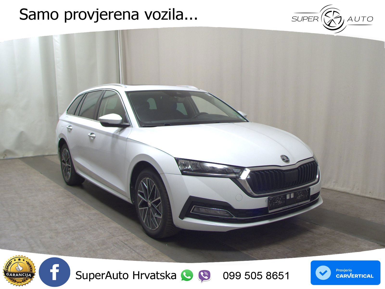 Škoda Octavia Combi 2.0 TDI (150 KS) DSG LED+GR SJED+ACC