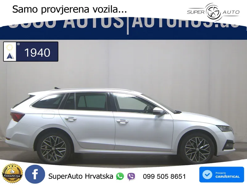Škoda Octavia Combi 2.0 TDI (150 KS) DSG LED+GR SJED+ACC