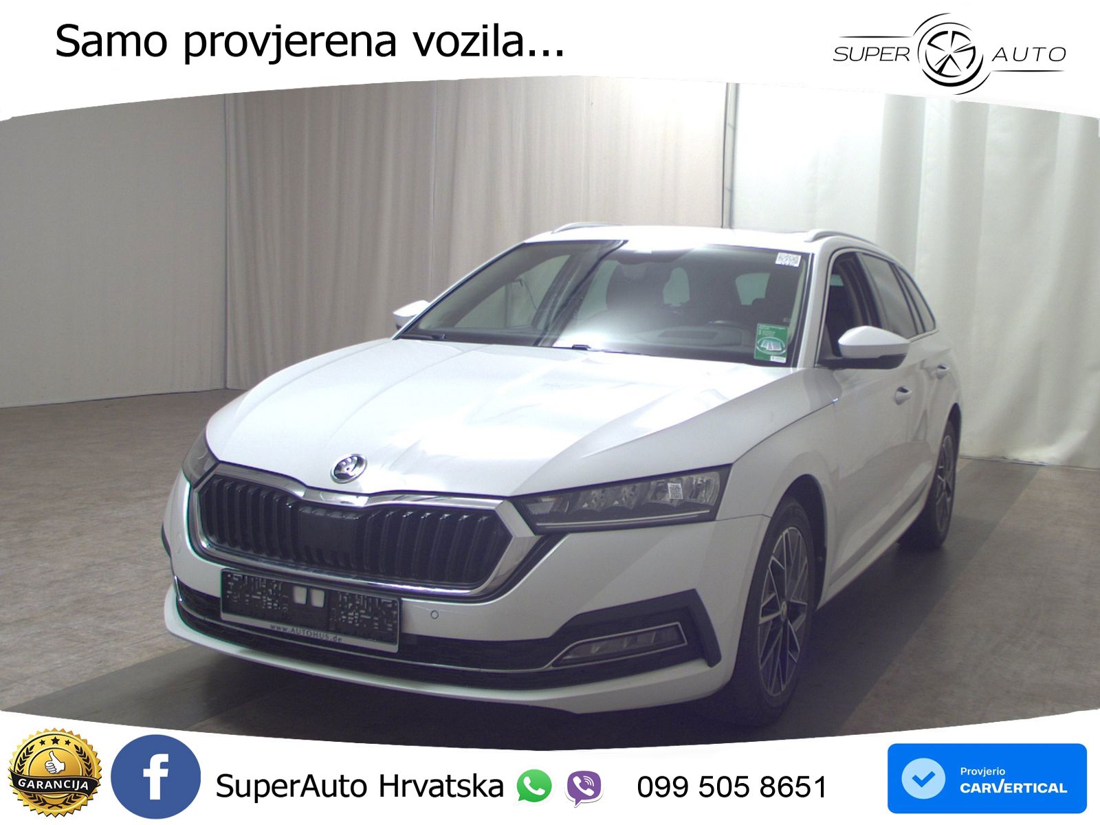 Škoda Octavia Combi 2.0 TDI (150 KS) DSG LED+GR SJED+ACC