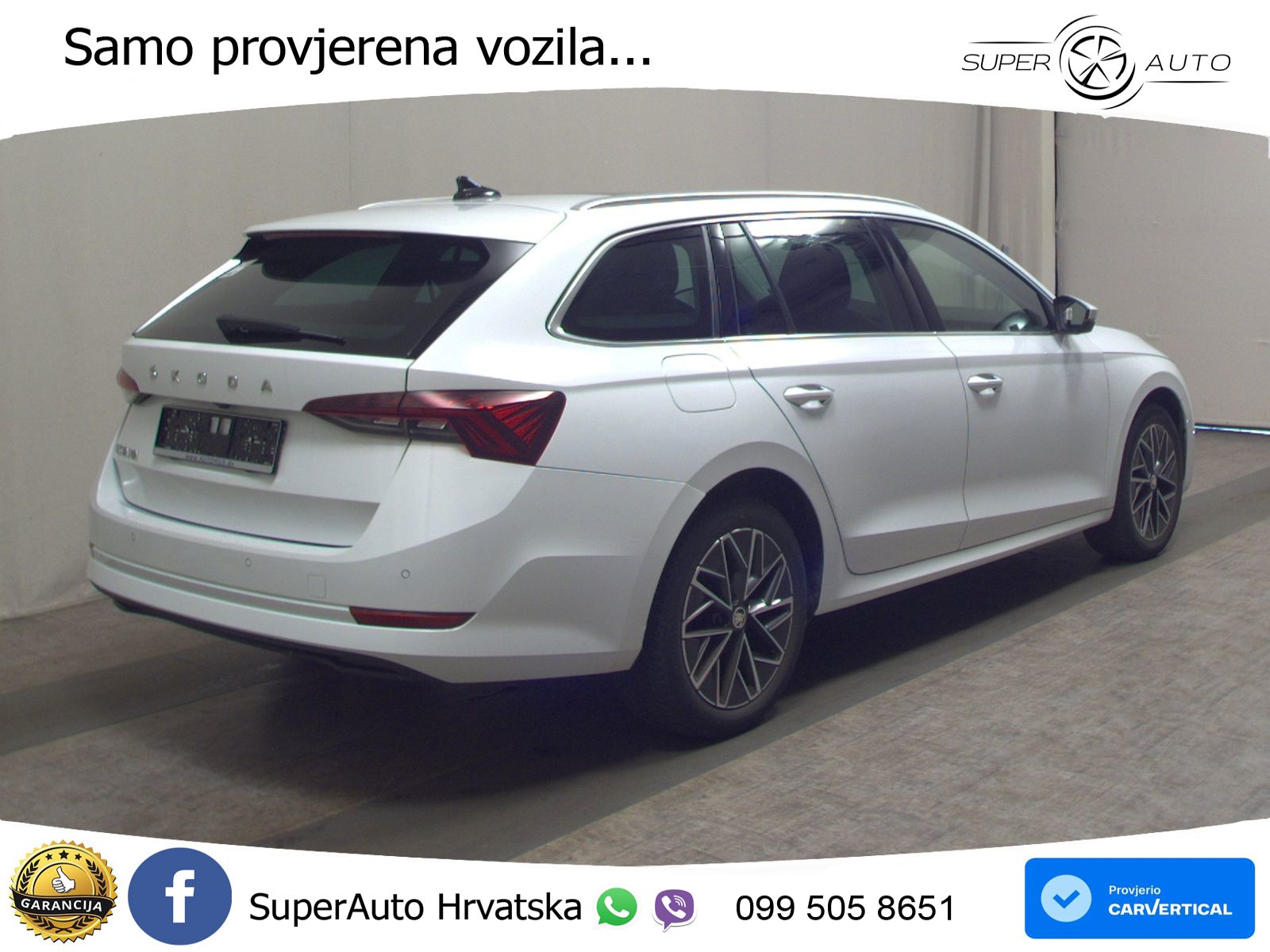 Škoda Octavia Combi 2.0 TDI (150 KS) DSG LED+GR SJED+ACC