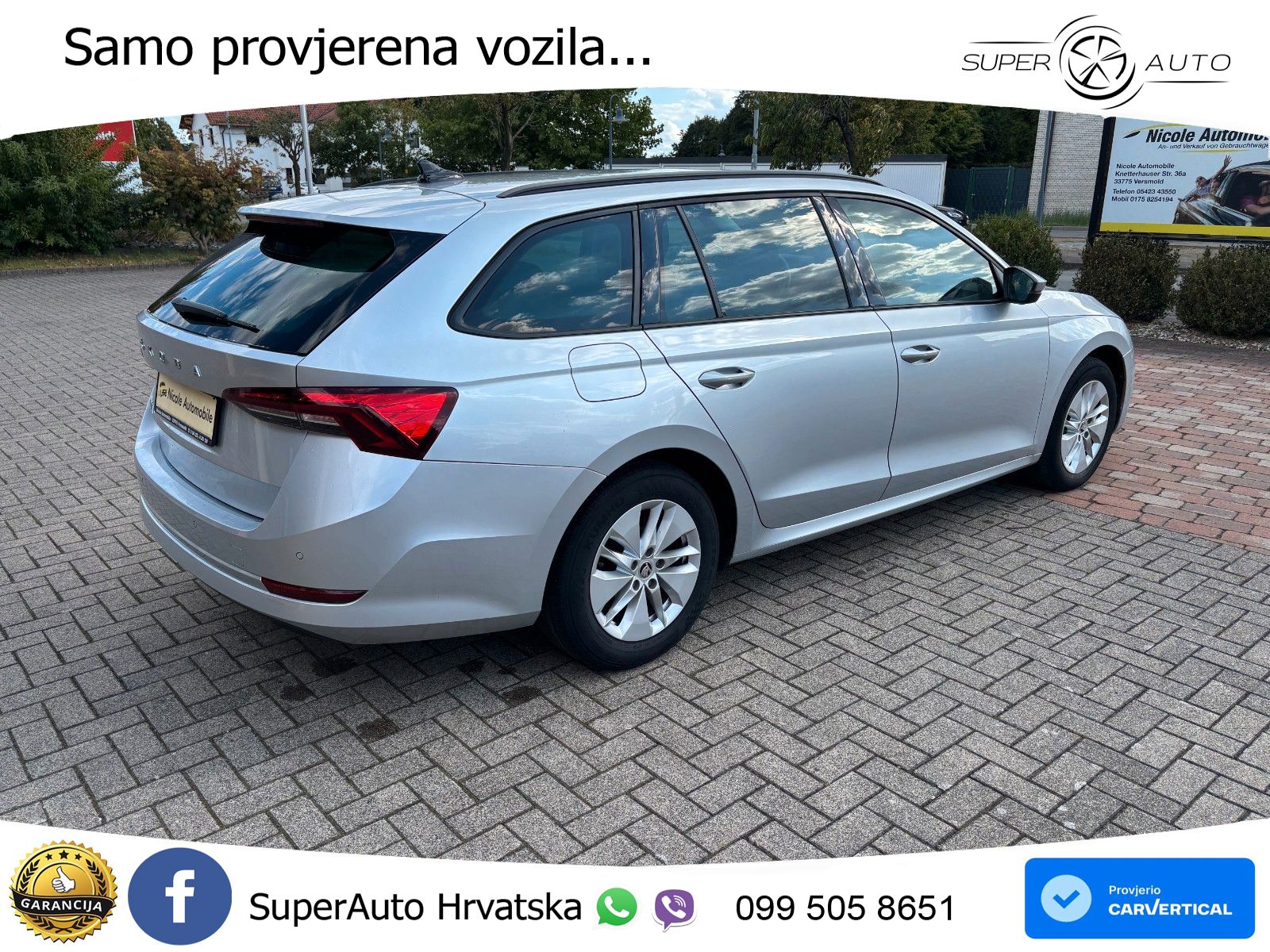 Škoda Octavia Combi 2.0 TDI (150 KS) DSG LED+GR SJED+ACC