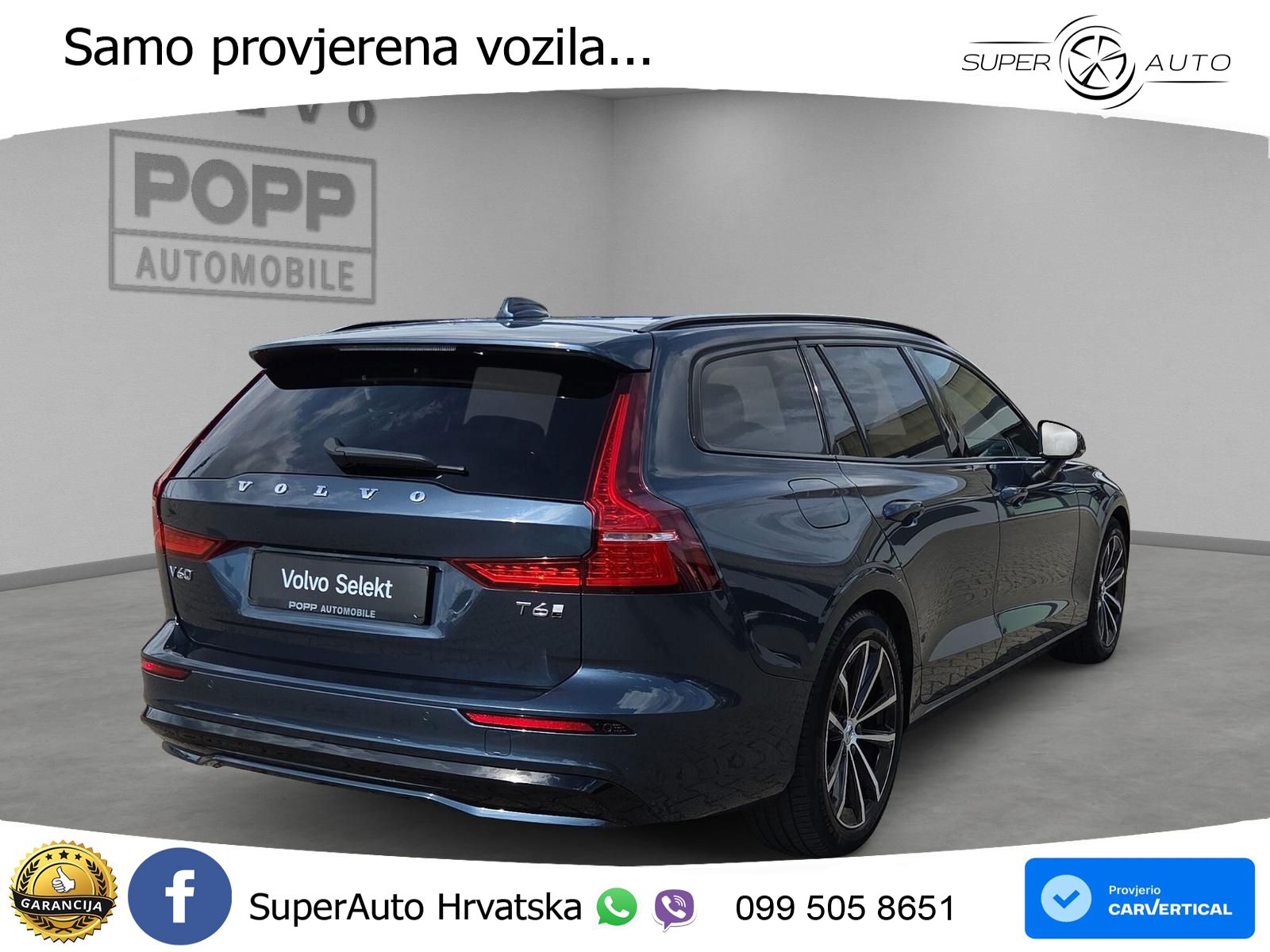 Volvo V60 2.0 T6 AWD Geartronic LED+GR SJED+ACC
