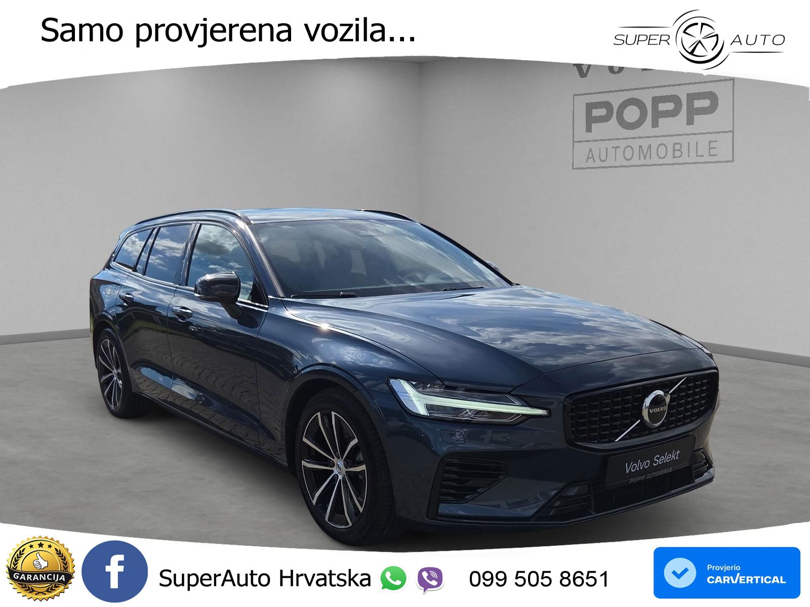 Volvo V60 2.0 T6 AWD Geartronic LED+GR SJED+ACC