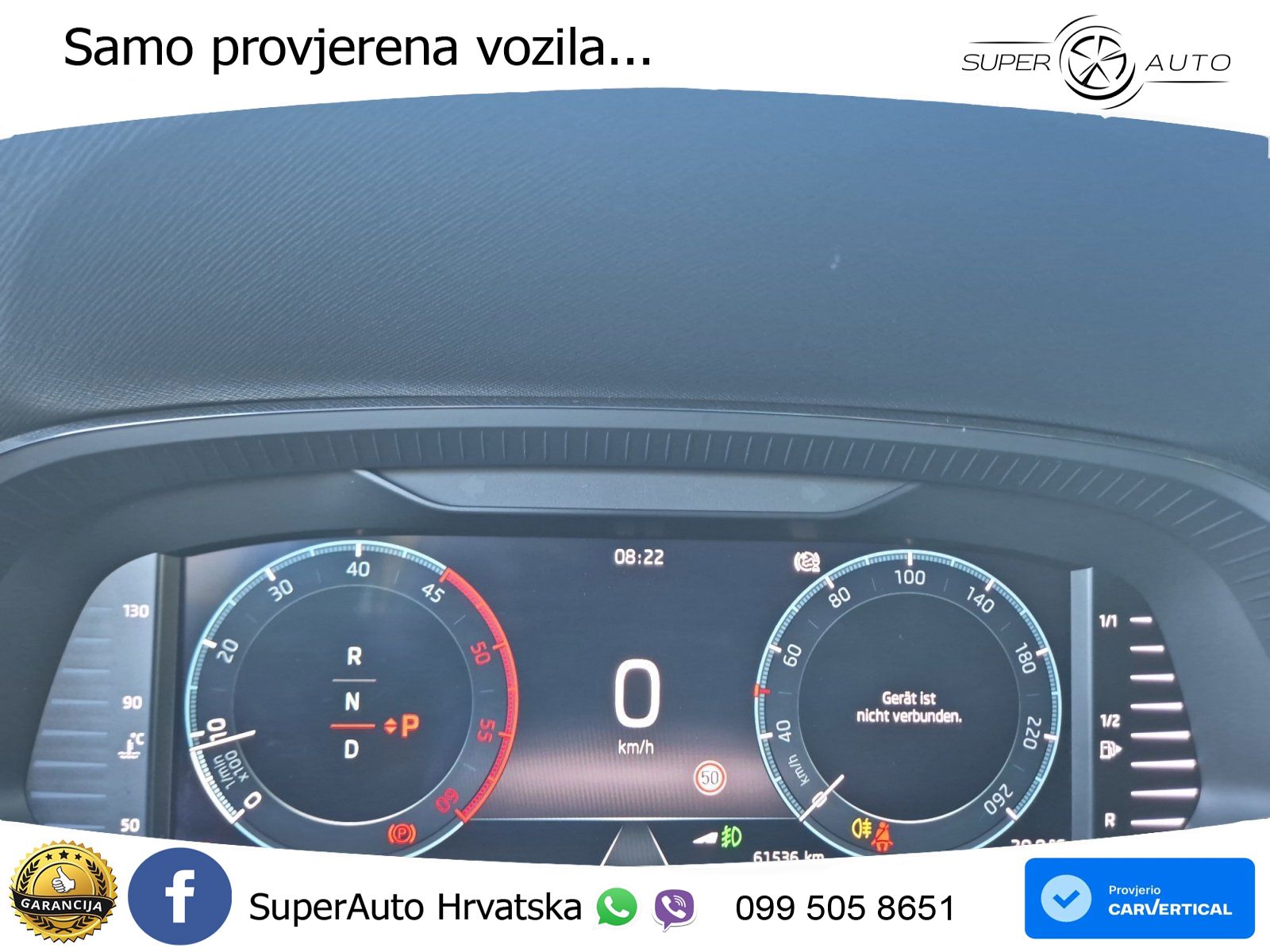 Škoda Octavia Combi 2.0 TDI (150 KS) DSG LED+GR SJED+ACC
