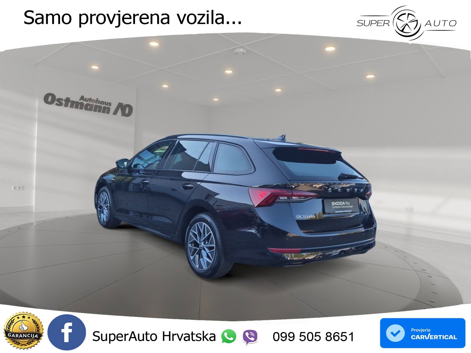 Škoda Octavia Combi 2.0 TDI (150 KS) DSG LED+GR SJED+ACC