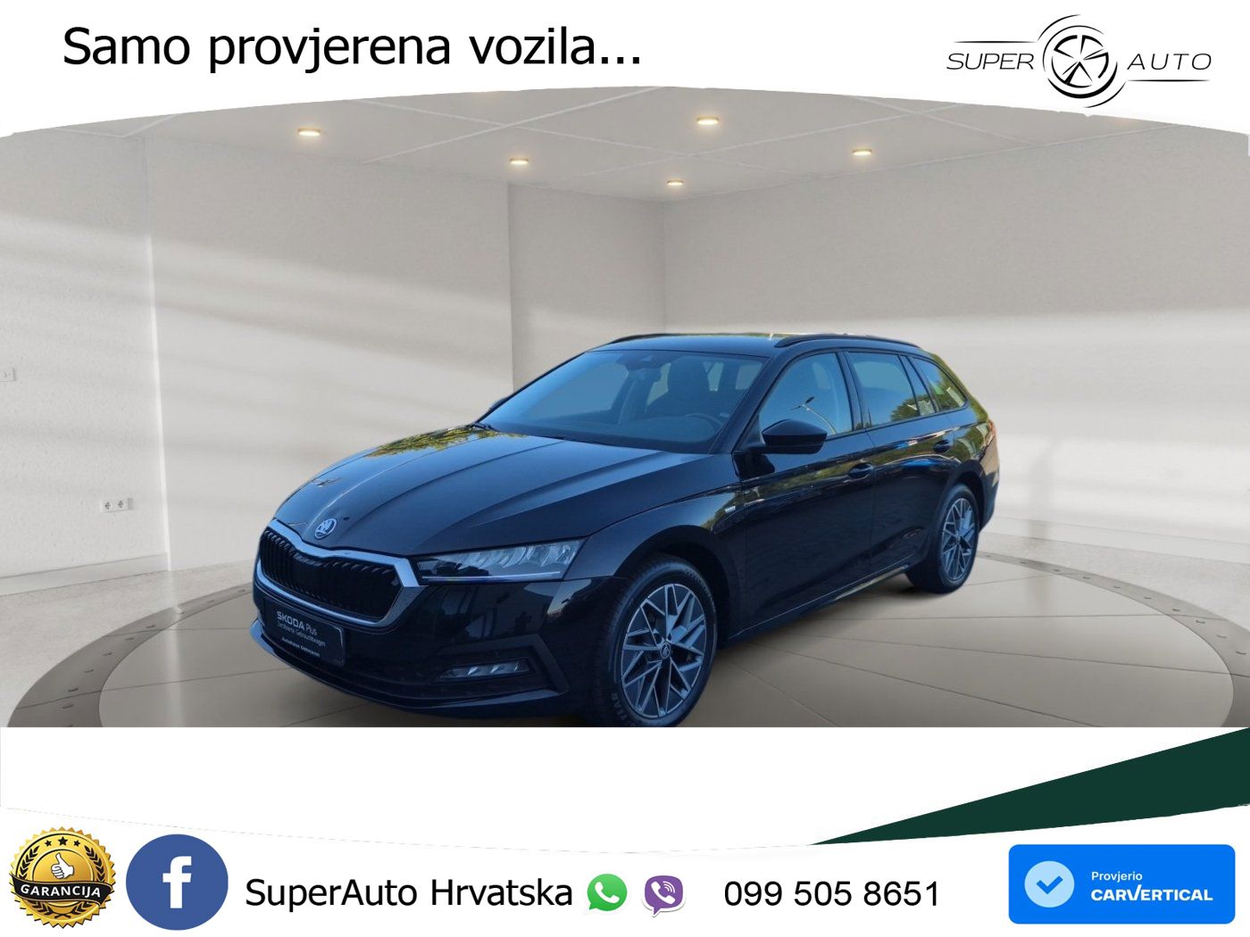 Škoda Octavia Combi 2.0 TDI (150 KS) DSG LED+GR SJED+ACC