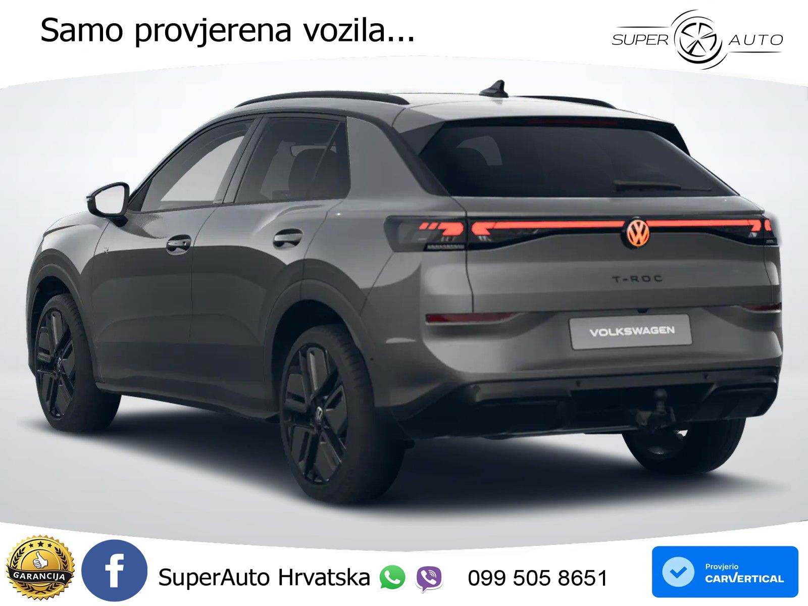 Volkswagen T-Roc 1.5 eTSI (150 KS)  DSG R-Line LED+GR SJED+ACC