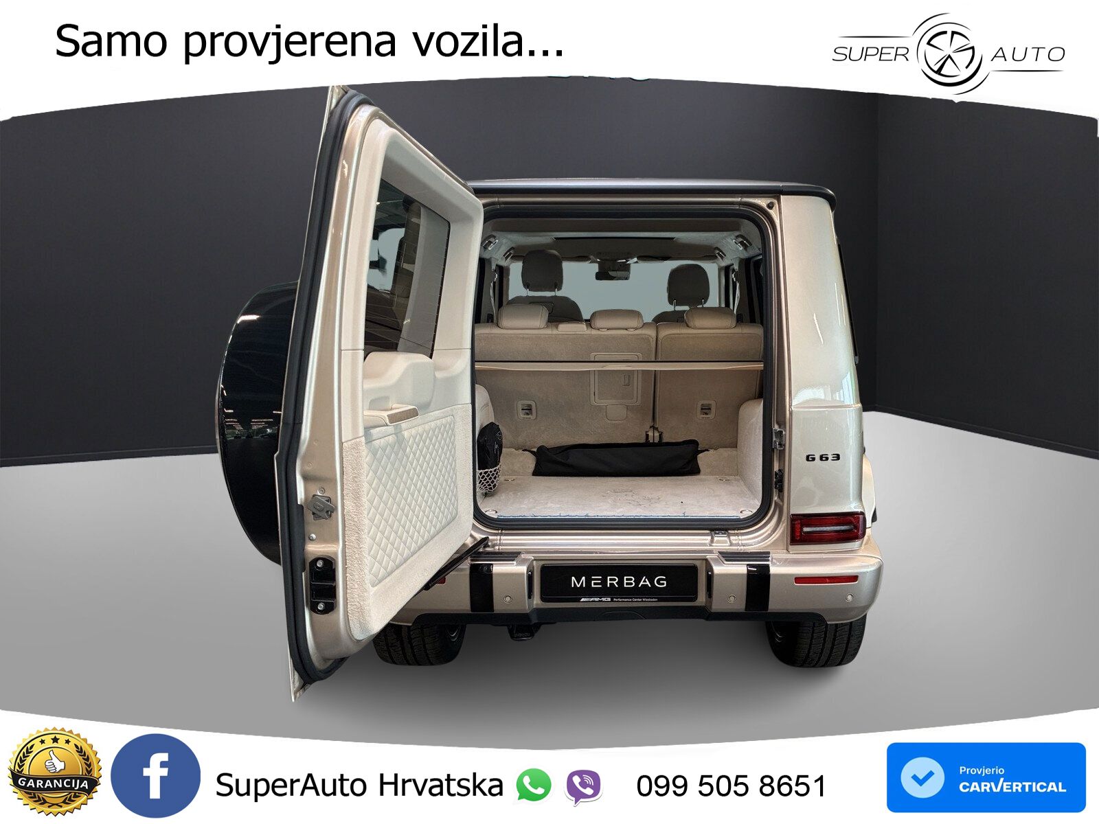 Mercedes AMG G 63 Long V8 (585 KS) 4MATIC 9G-TRONIC AMG SPEEDSHIFT PLUS LED+ACC