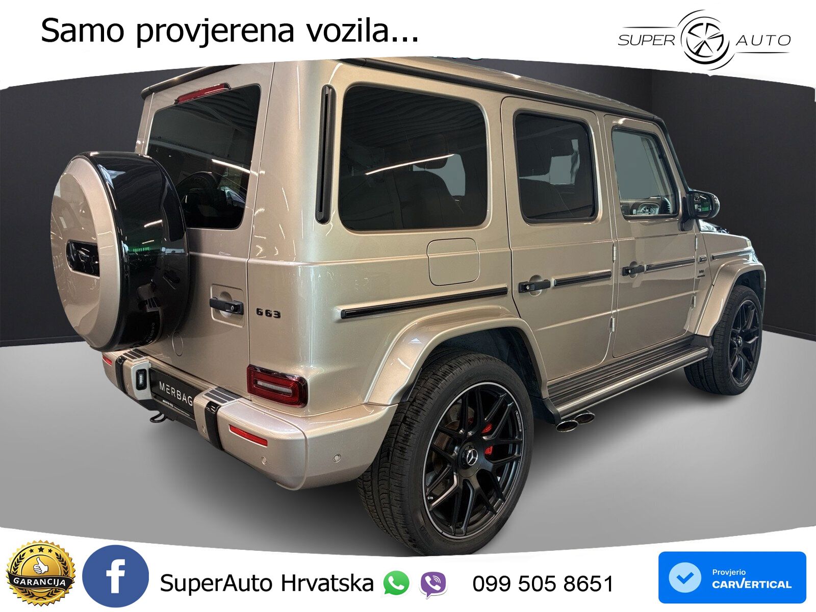 Mercedes AMG G 63 Long V8 (585 KS) 4MATIC 9G-TRONIC AMG SPEEDSHIFT PLUS LED+ACC
