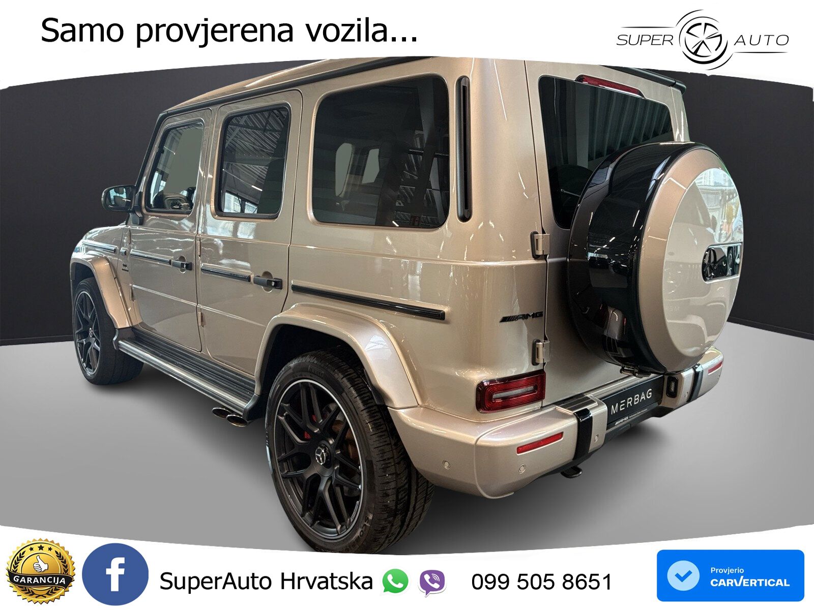 Mercedes AMG G 63 Long V8 (585 KS) 4MATIC 9G-TRONIC AMG SPEEDSHIFT PLUS LED+ACC