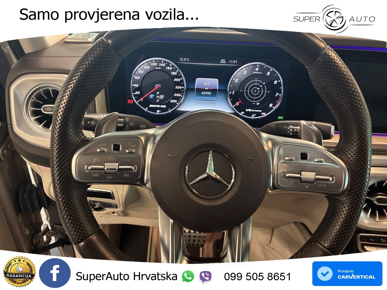 Mercedes AMG G 63 Long V8 (585 KS) 4MATIC 9G-TRONIC AMG SPEEDSHIFT PLUS LED+ACC