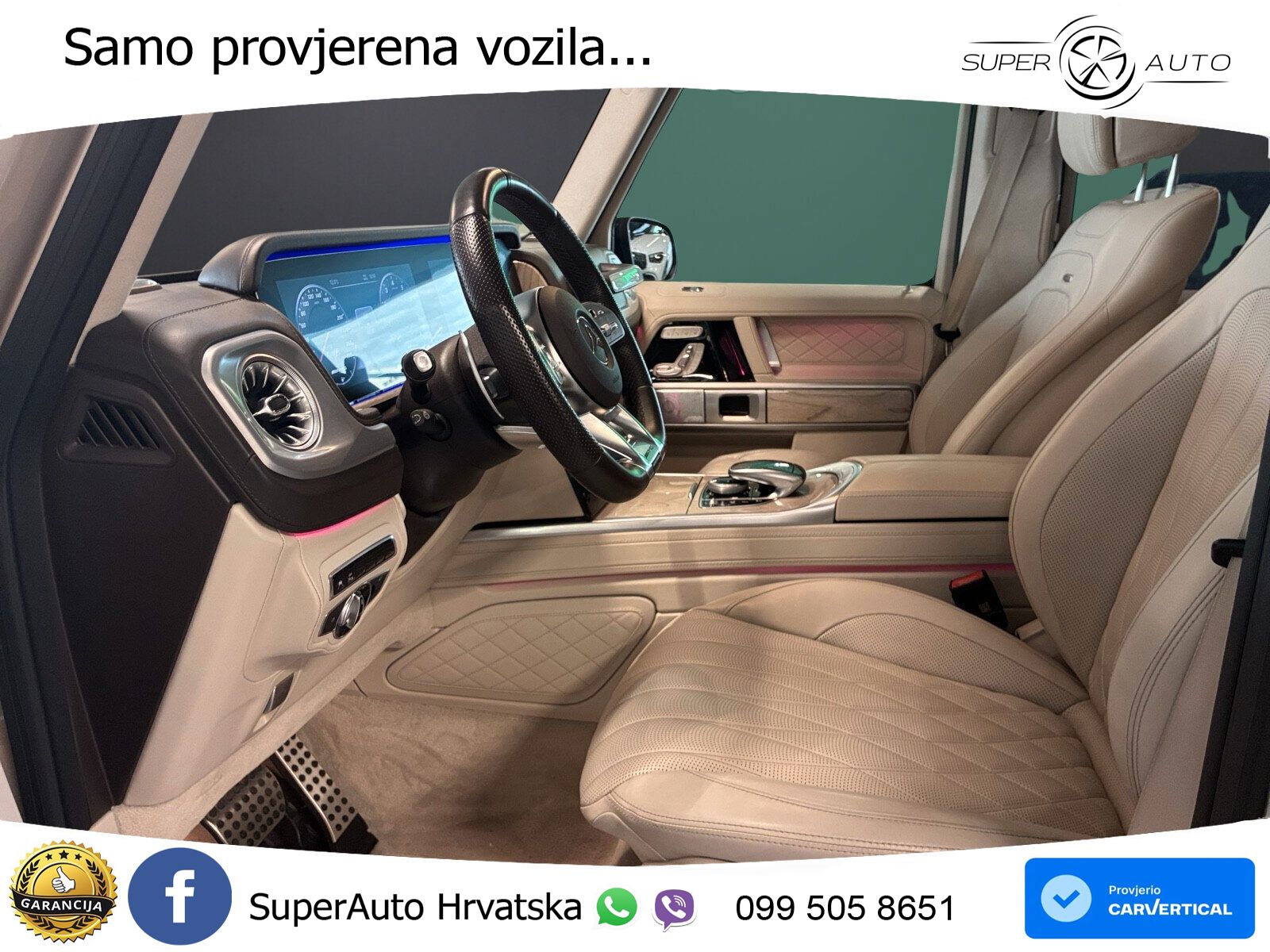 Mercedes AMG G 63 Long V8 (585 KS) 4MATIC 9G-TRONIC AMG SPEEDSHIFT PLUS LED+ACC