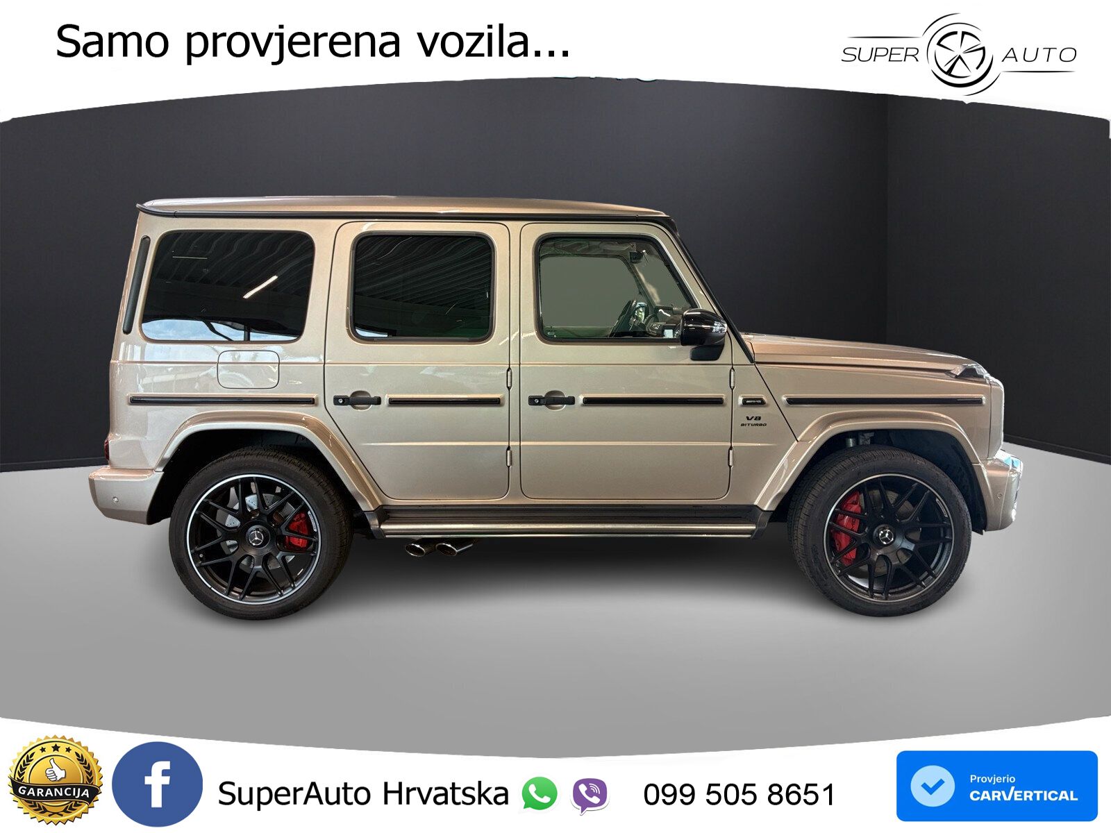 Mercedes AMG G 63 Long V8 (585 KS) 4MATIC 9G-TRONIC AMG SPEEDSHIFT PLUS LED+ACC