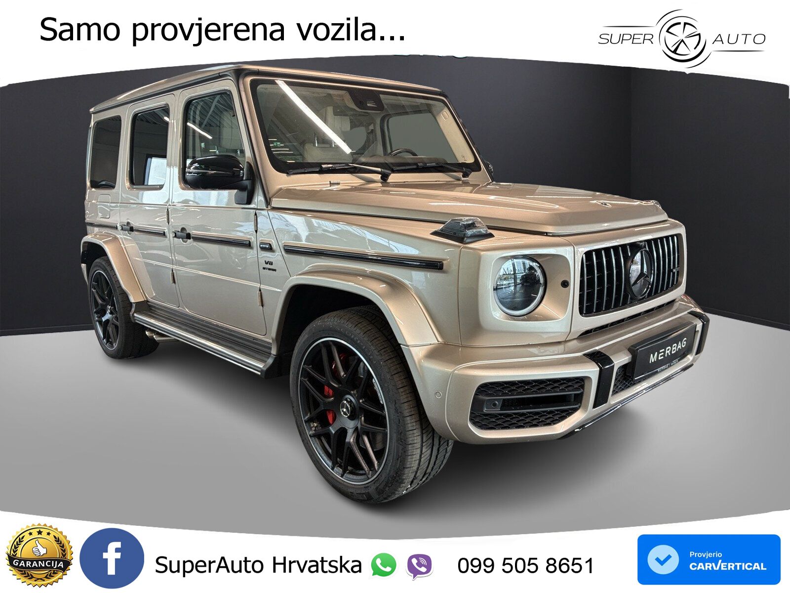 Mercedes AMG G 63 Long V8 (585 KS) 4MATIC 9G-TRONIC AMG SPEEDSHIFT PLUS LED+ACC