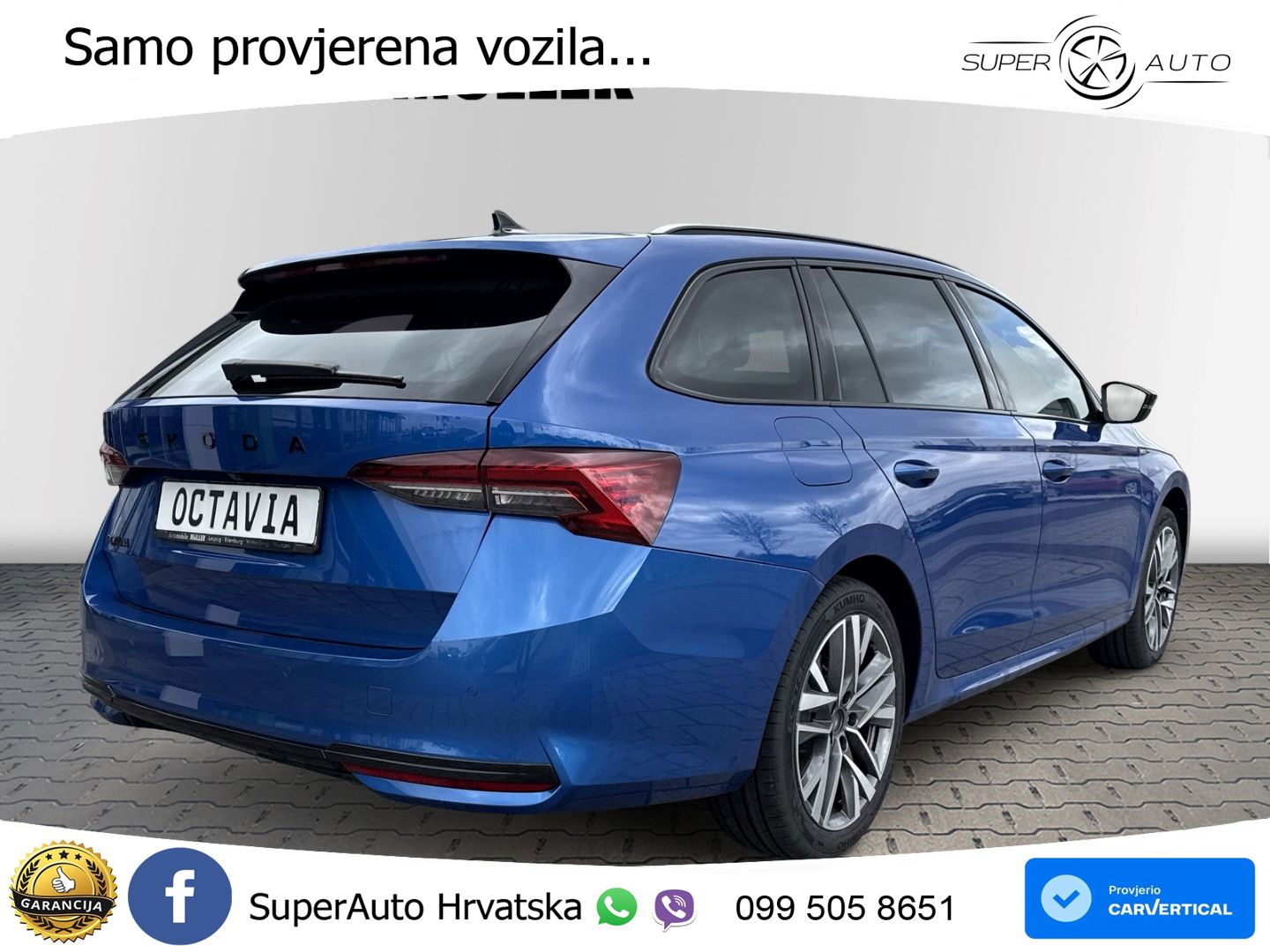 Škoda Octavia Combi 1.5 TSI (150 KS) DSG SportLine LED+GR SJED+ACC