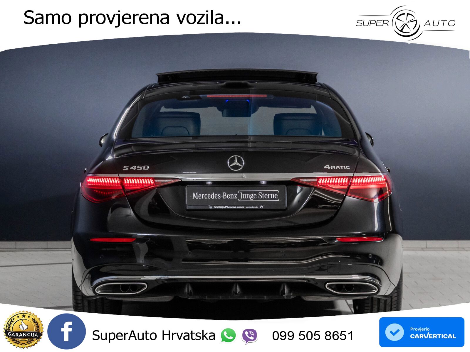 Mercedes S 450 (381 KS) EQ Boost 4MATIC 9G-TRONIC AMG ACC+HEAD+4xGR SJED+360+PANO