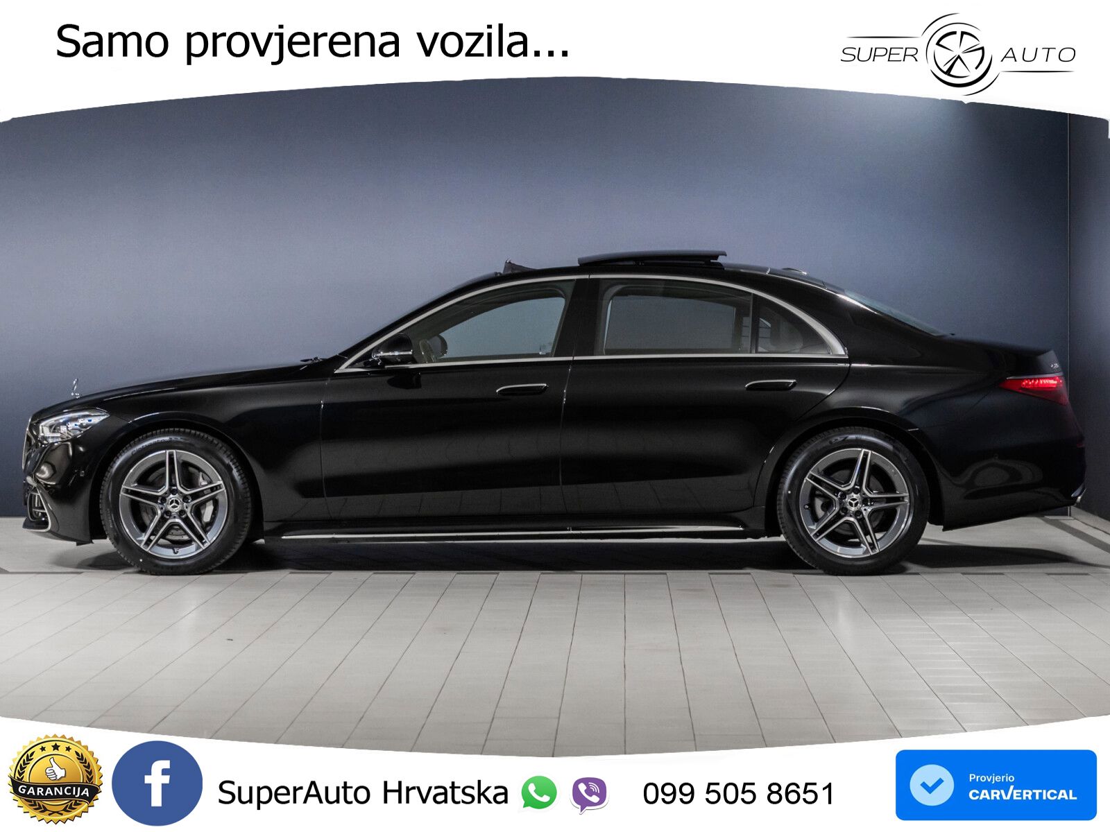 Mercedes S 450 (381 KS) EQ Boost 4MATIC 9G-TRONIC AMG ACC+HEAD+4xGR SJED+360+PANO