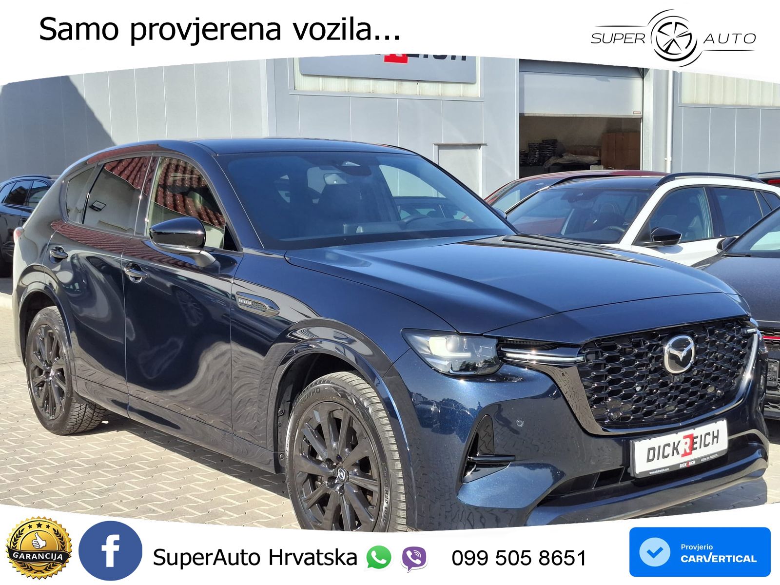 Mazda CX-60 3.3 e-Skyactiv D (254 KS) AWD Automatic LED+GR SJED+ACC