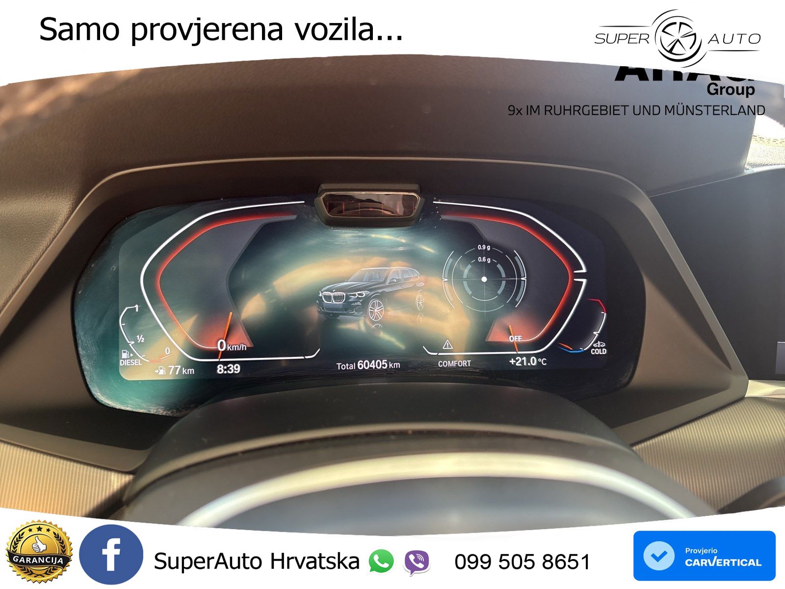 BMW X5 30d (286 KS) xDrive Steptronic M Sport LED+GR SJED+ACC