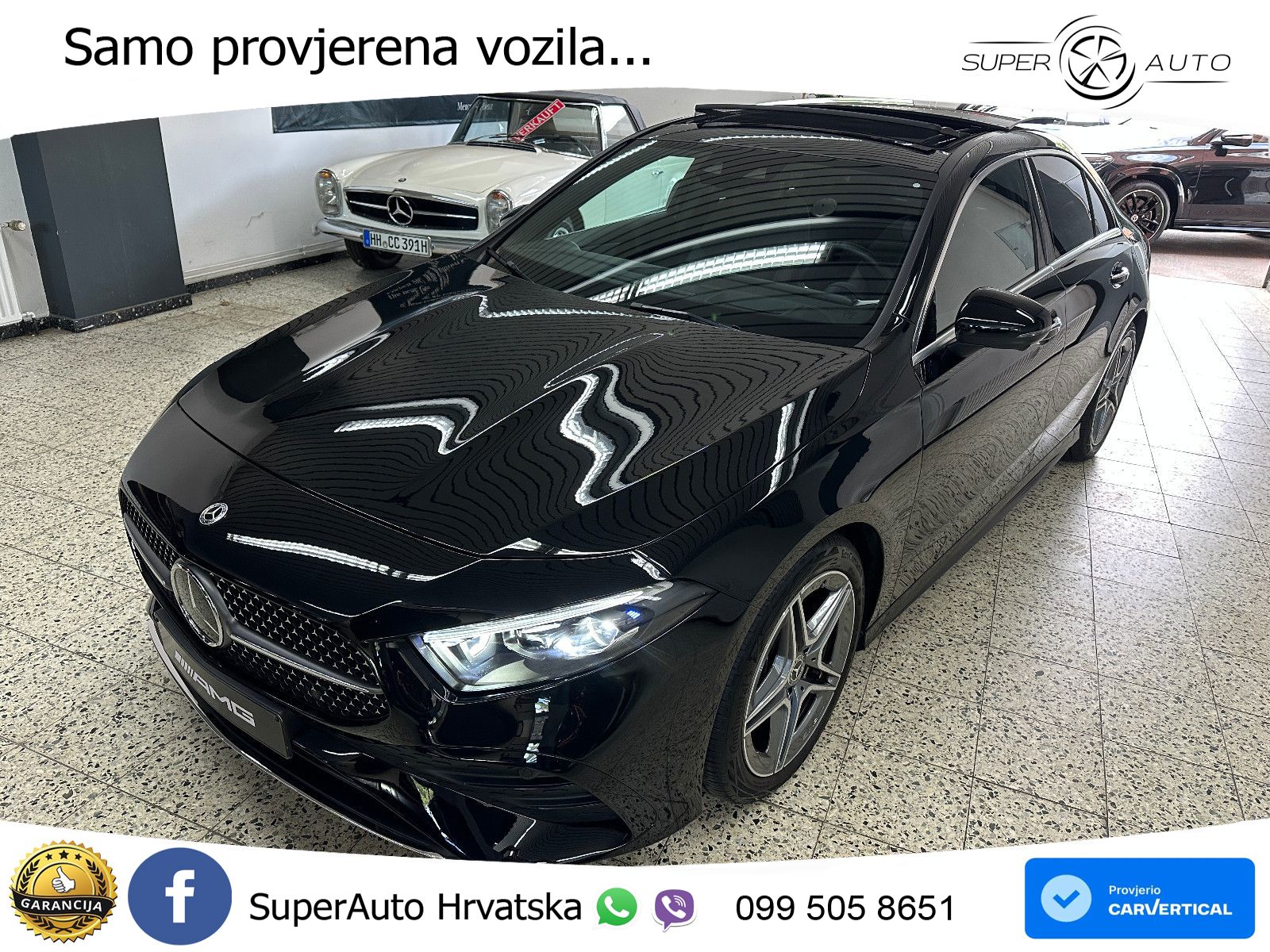 Mercedes-Benz A 180 7G-DCT AMG ACC+HEAD+GR SJED+360+PANO