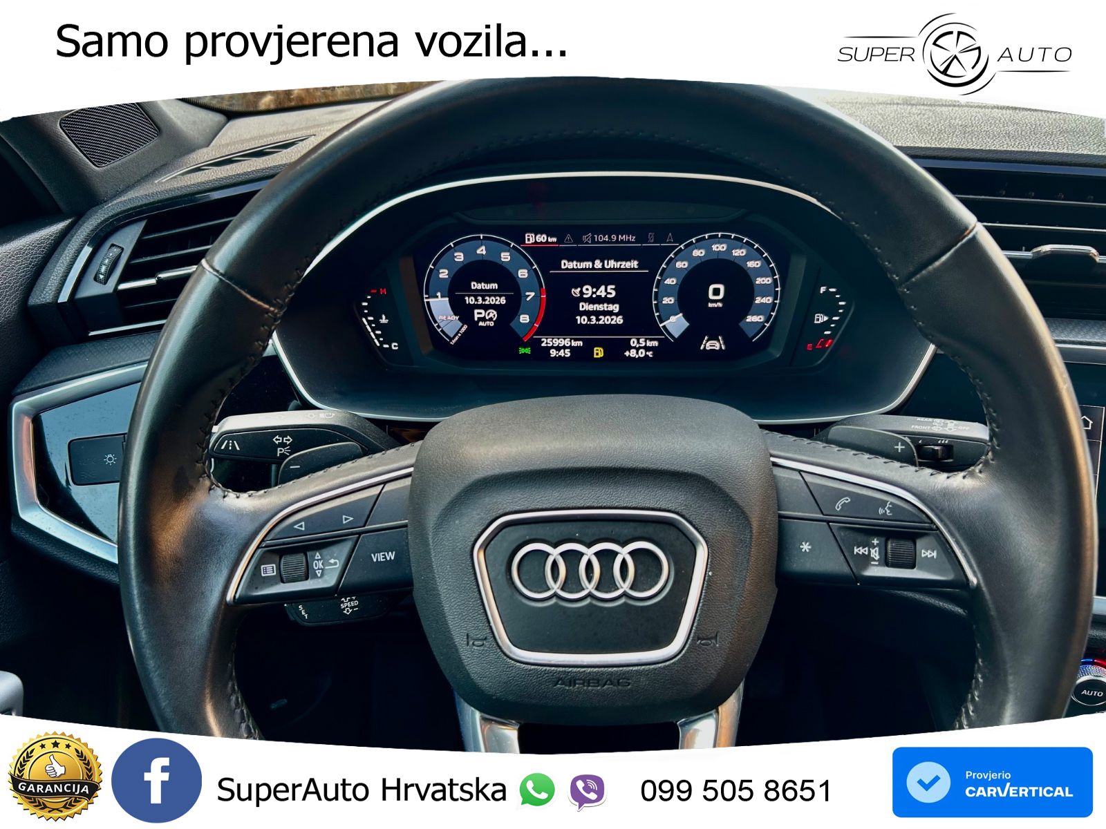Audi Q3 45 TFSI (230 KS) quattro S tronic S line LED+GR SJED+ACC