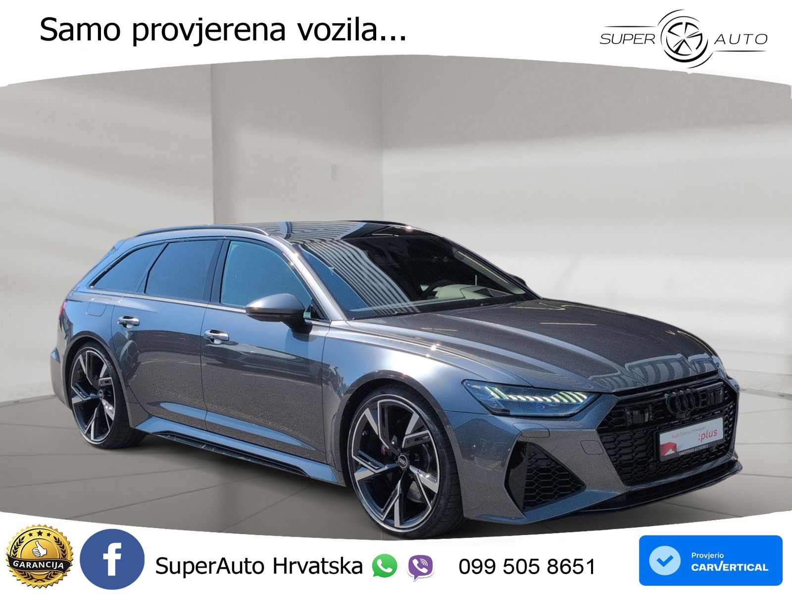 Audi RS6 Avant 4.0 TFSI V8 (600 KS) quattro Tiptronic LED+GR SJED+ACC
