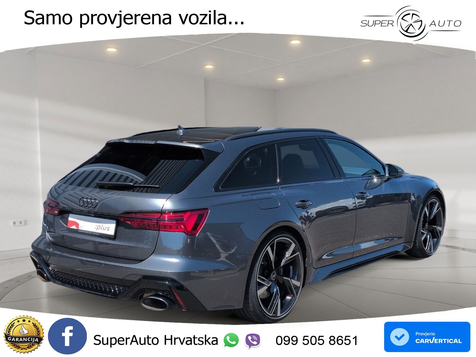 Audi RS6 Avant 4.0 TFSI V8 (600 KS) quattro Tiptronic LED+GR SJED+ACC
