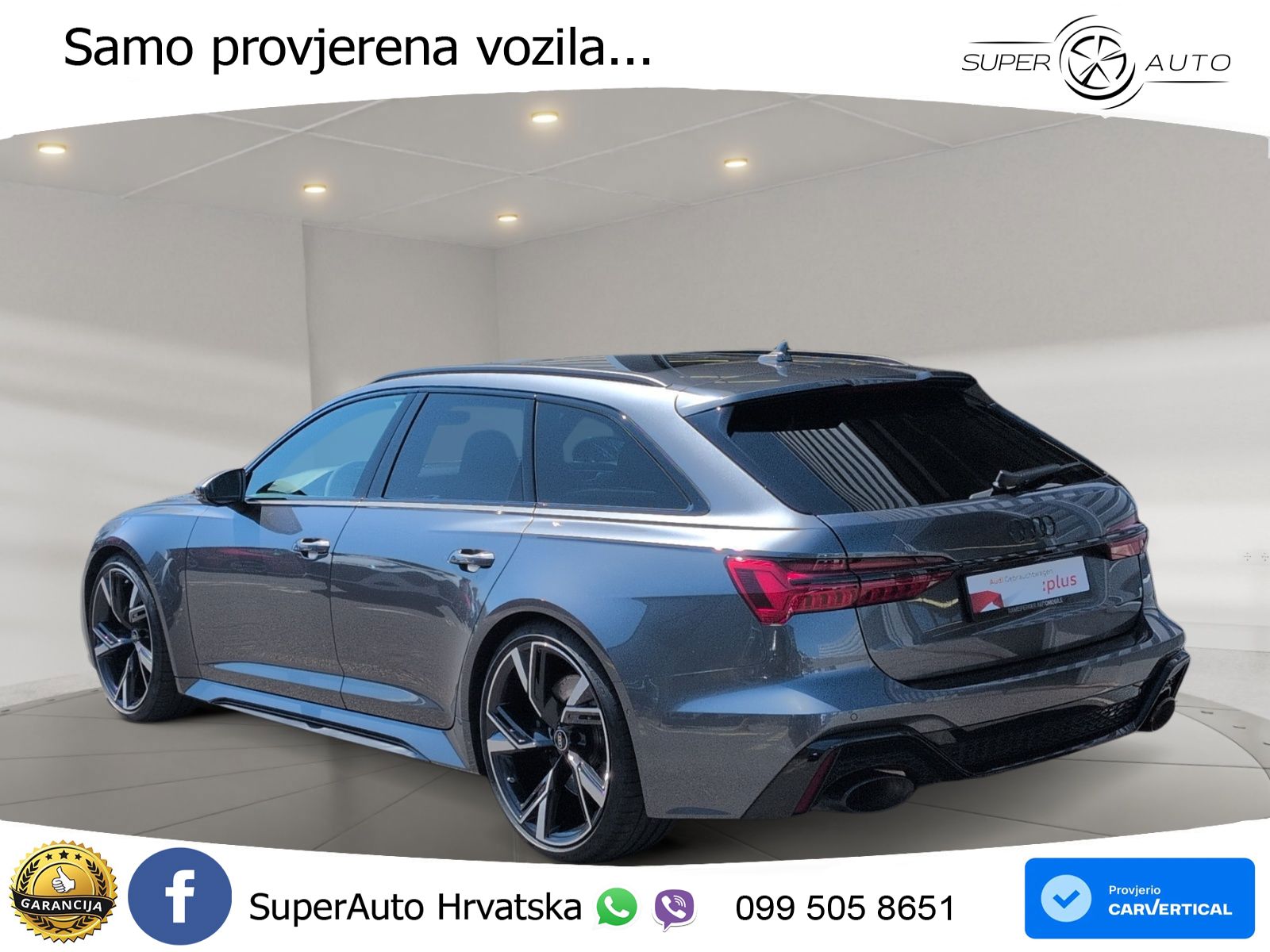 Audi RS6 Avant 4.0 TFSI V8 (600 KS) quattro Tiptronic LED+GR SJED+ACC