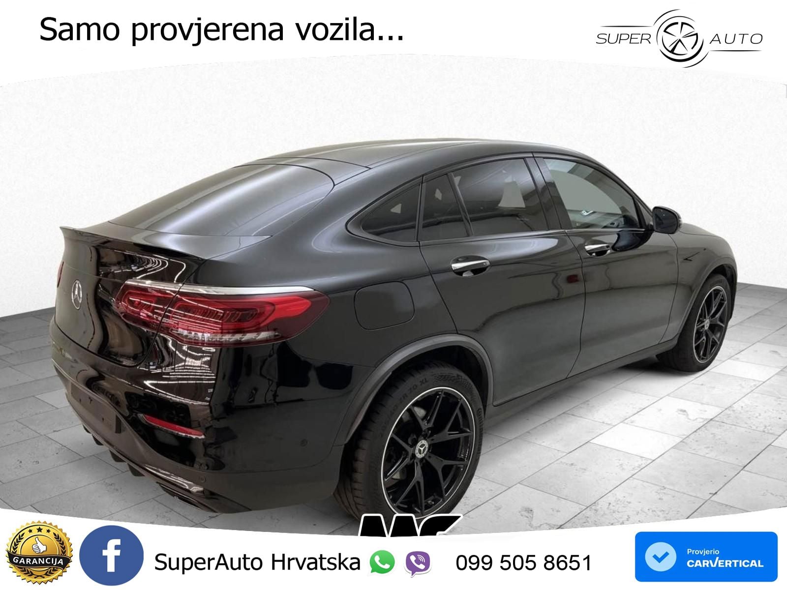 Mercedes GLC Coupe 220d (194 KS) 4MATIC G-TRONIC LED+GR SJED+ACC
