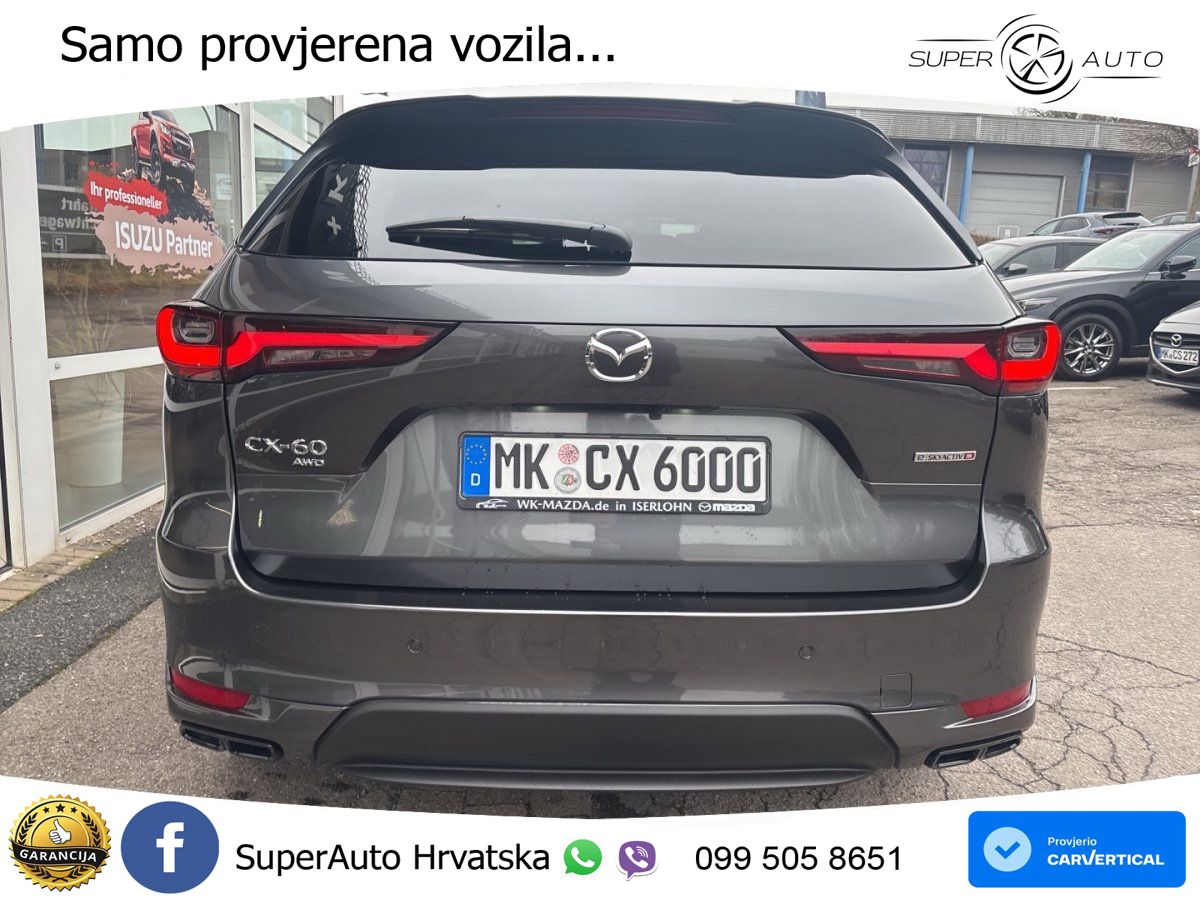 Mazda CX-60 3.3 e-Skyactiv D (254 KS) AWD Automatic MATRIX+GR SJED+KAM