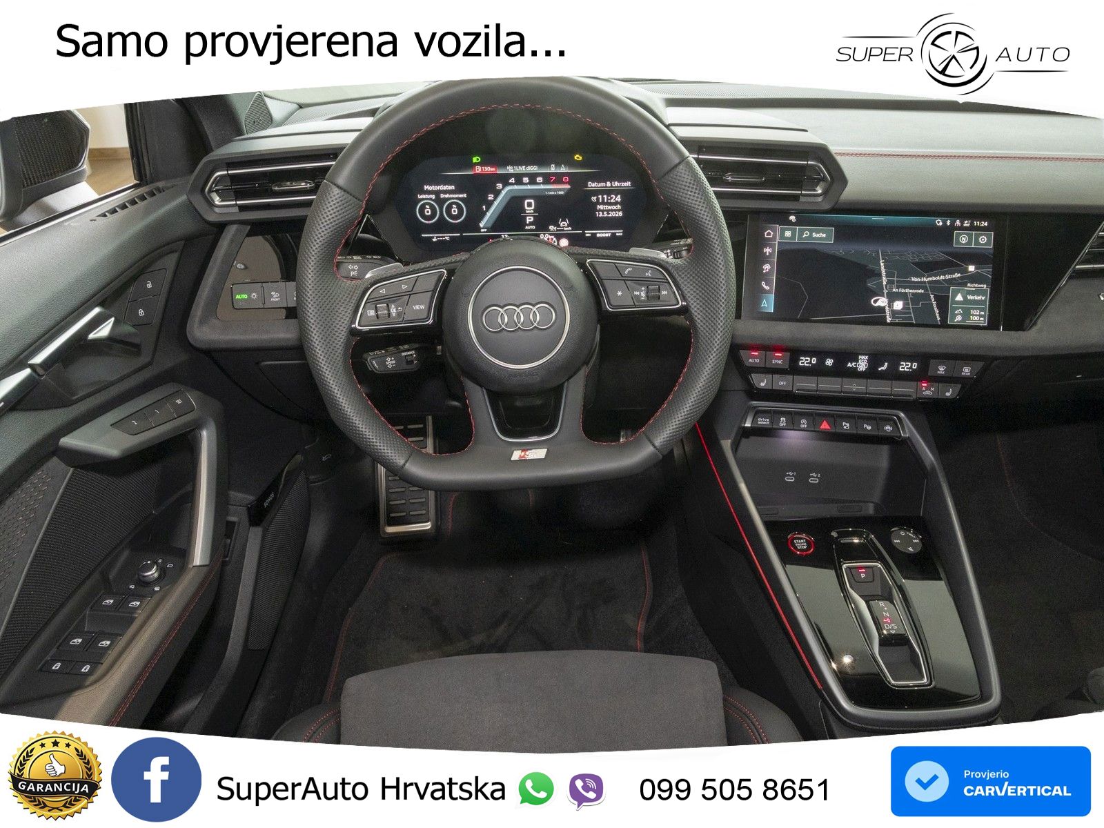 Audi S3 2.0 TFSI (333 KS) quattro S tronic MATRIX+GR SJED+KAM