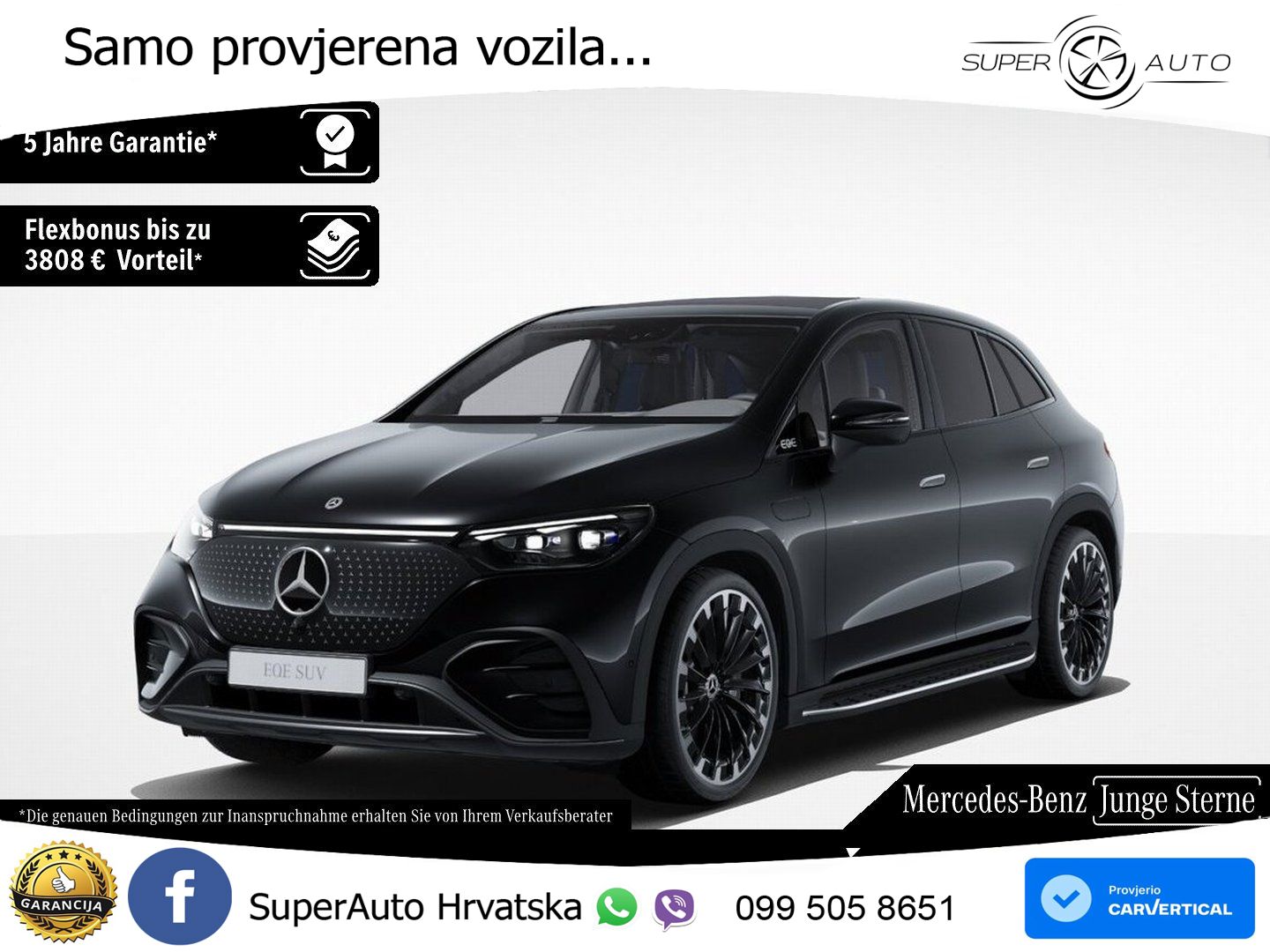 Mercedes EQE SUV 500 100 kWh (408 KS) 4MATIC AMG ACC+HEAD+4xGR SJED+360+PANO