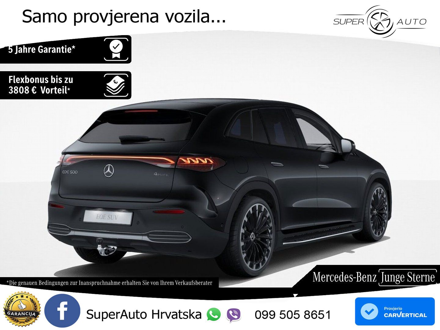 Mercedes EQE SUV 500 100 kWh (408 KS) 4MATIC AMG ACC+HEAD+4xGR SJED+360+PANO