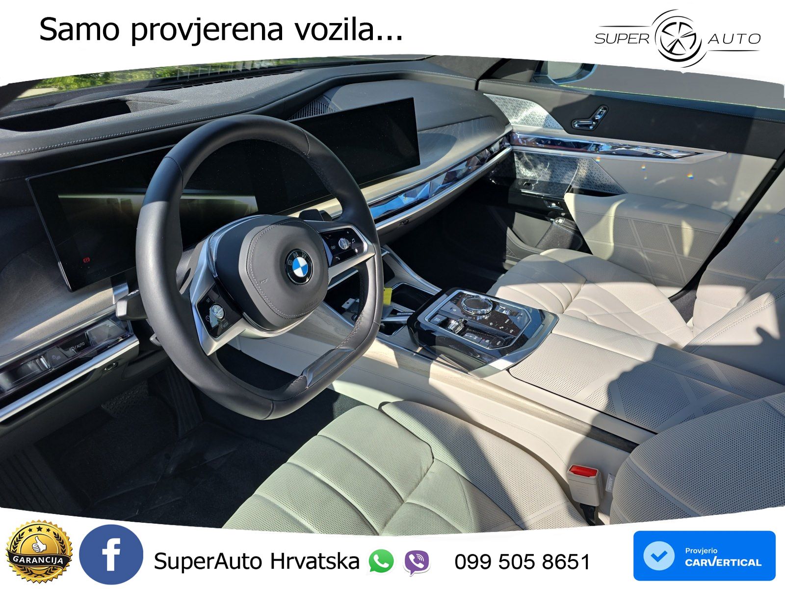 BMW 740d (299 KS) xDrive Steptronic ZRAČNI+ACC+GR SJED+KAM+PANO