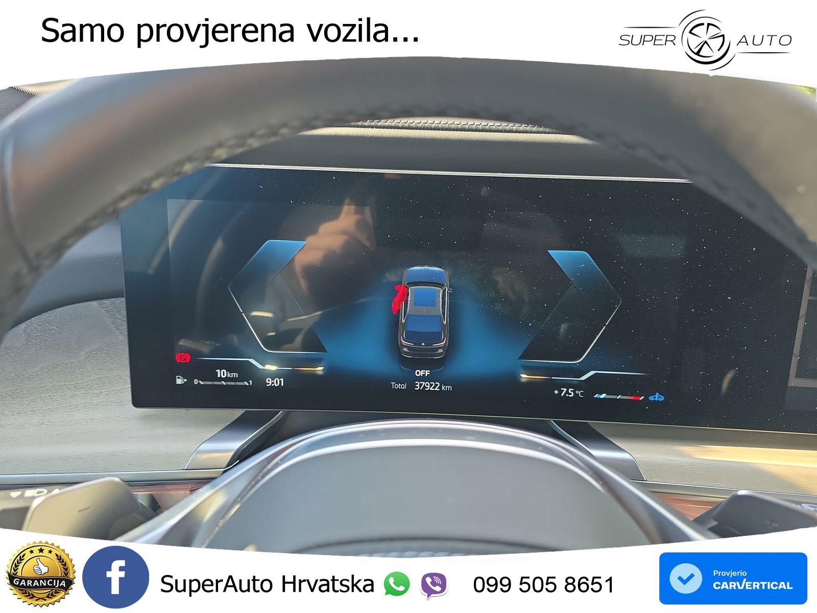 BMW 740d (299 KS) xDrive Steptronic ZRAČNI+ACC+GR SJED+KAM+PANO