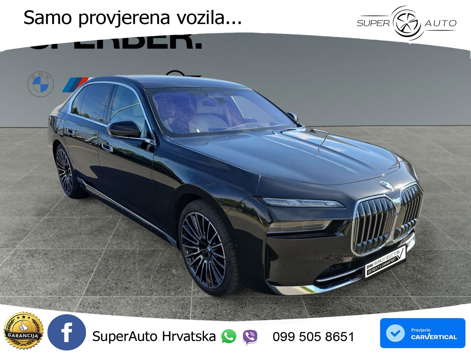 BMW 740d (299 KS) xDrive Steptronic ZRAČNI+ACC+GR SJED+KAM+PANO