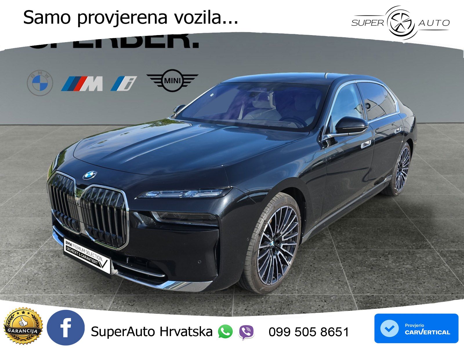BMW 740d (299 KS) xDrive Steptronic ZRAČNI+ACC+GR SJED+KAM+PANO
