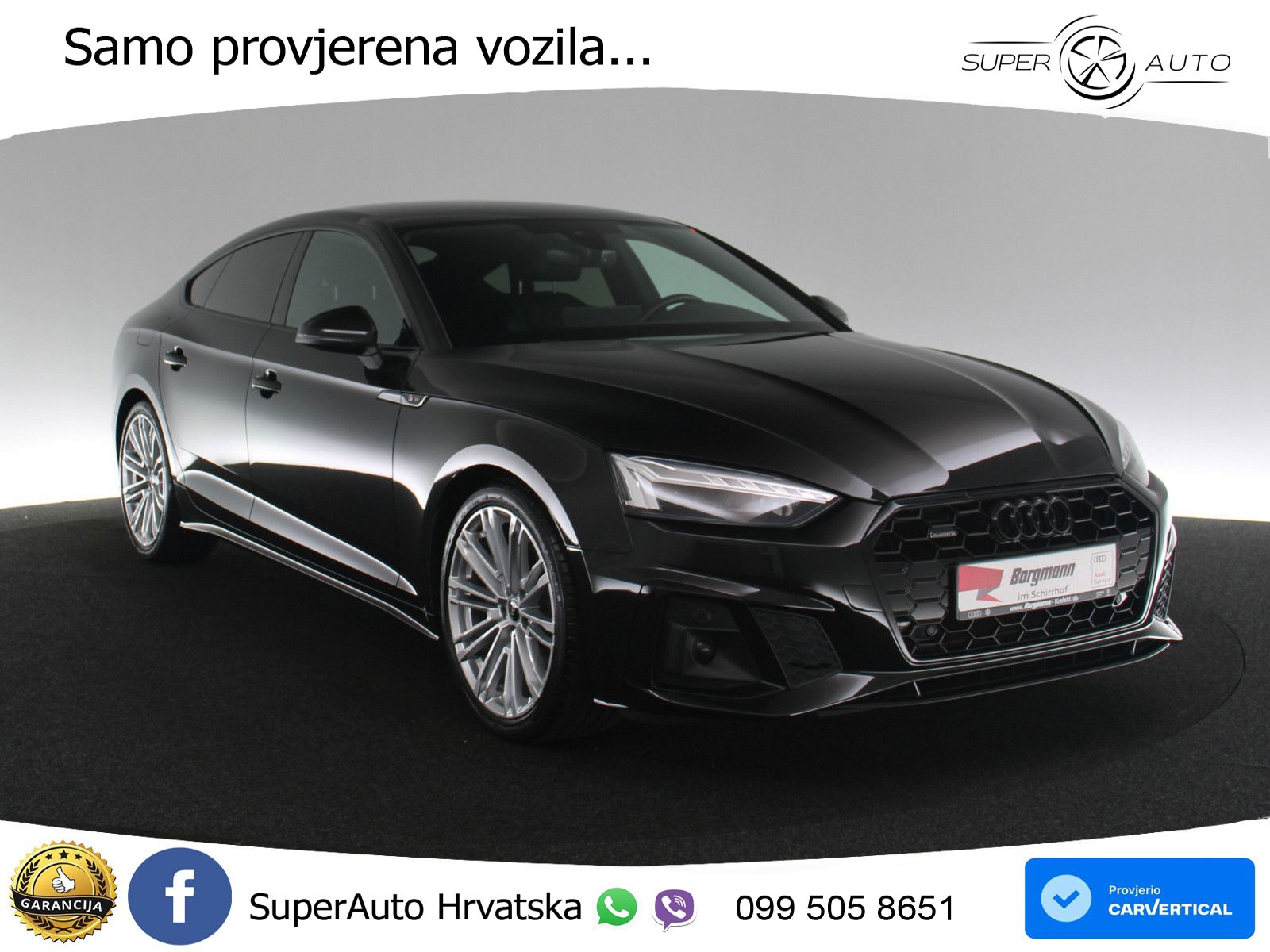 Audi A5 Sportback 40 TDI (204 KS) quattro S tronic S line MATRIX+GR SJED+KAM