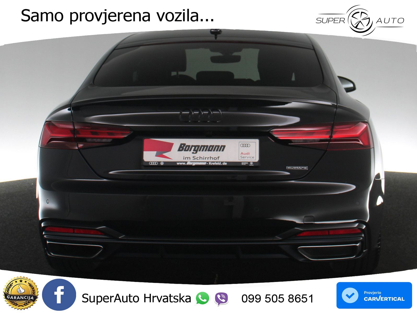 Audi A5 Sportback 40 TDI (204 KS) quattro S tronic S line MATRIX+GR SJED+KAM