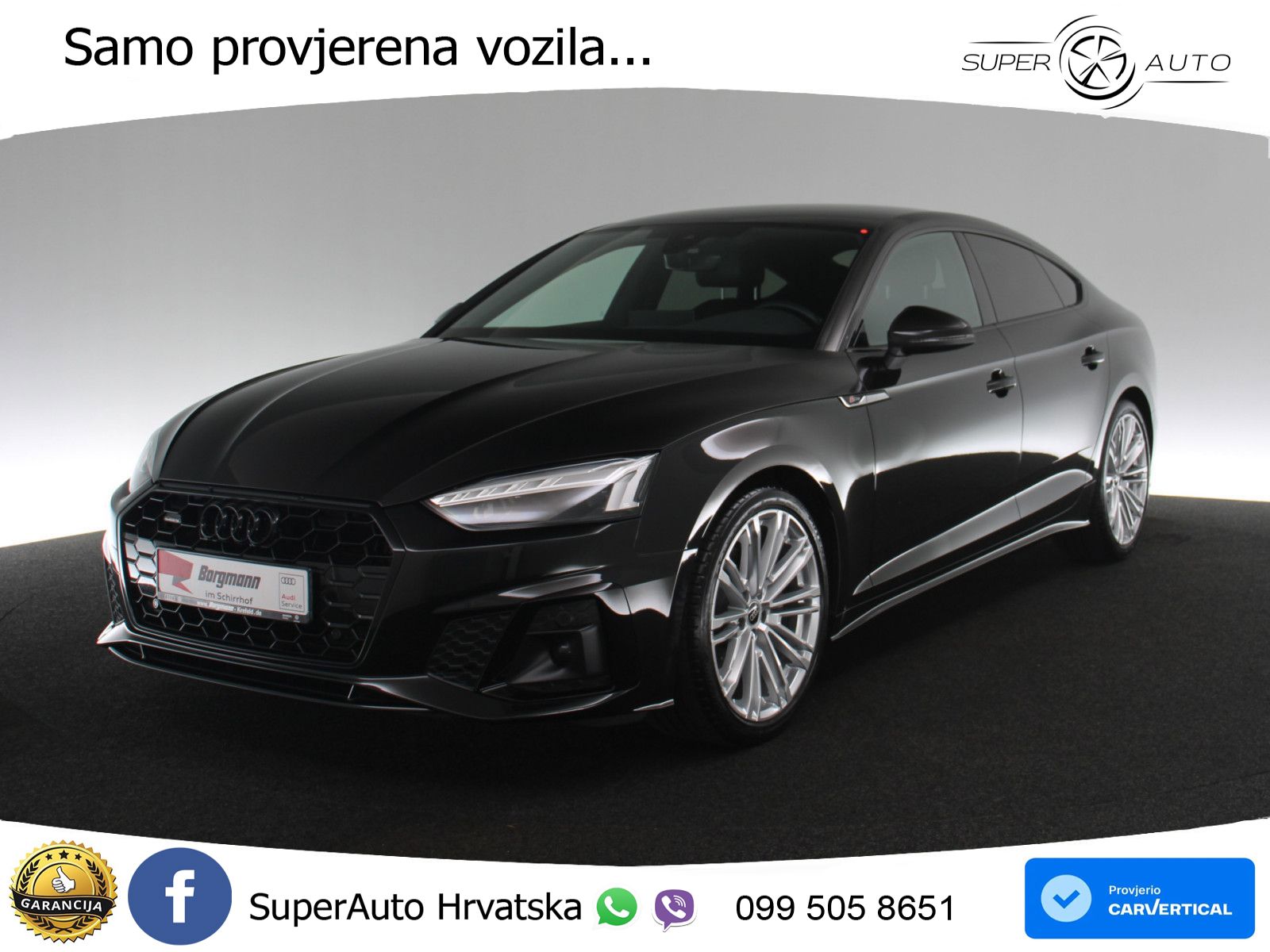 Audi A5 Sportback 40 TDI (204 KS) quattro S tronic S line MATRIX+GR SJED+KAM