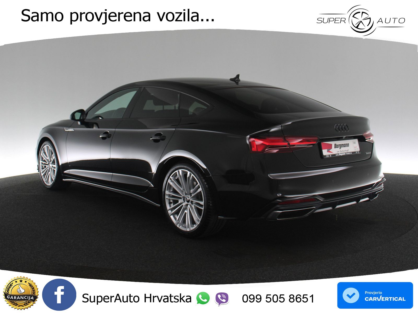 Audi A5 Sportback 40 TDI (204 KS) quattro S tronic S line MATRIX+GR SJED+KAM