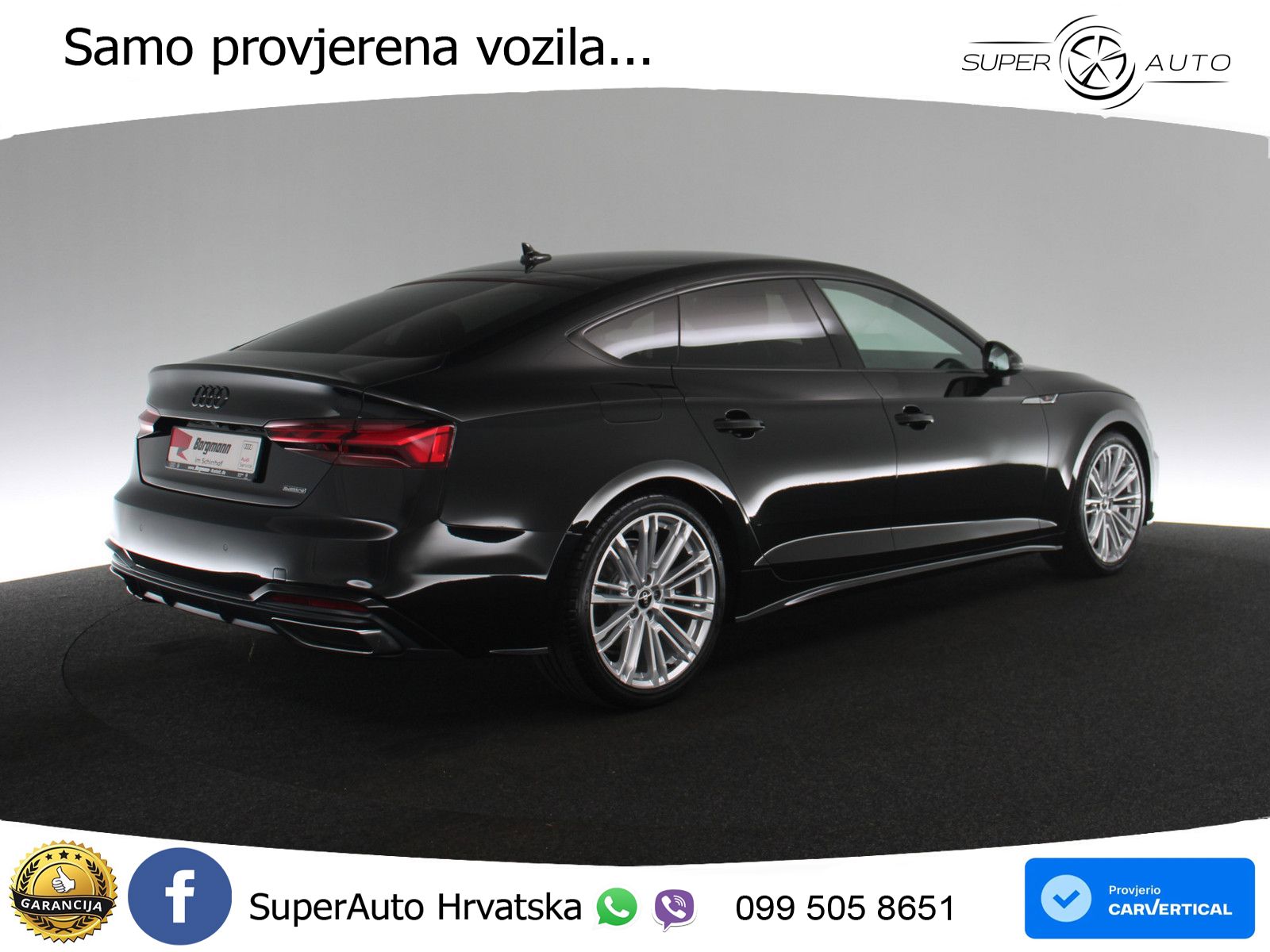 Audi A5 Sportback 40 TDI (204 KS) quattro S tronic S line MATRIX+GR SJED+KAM
