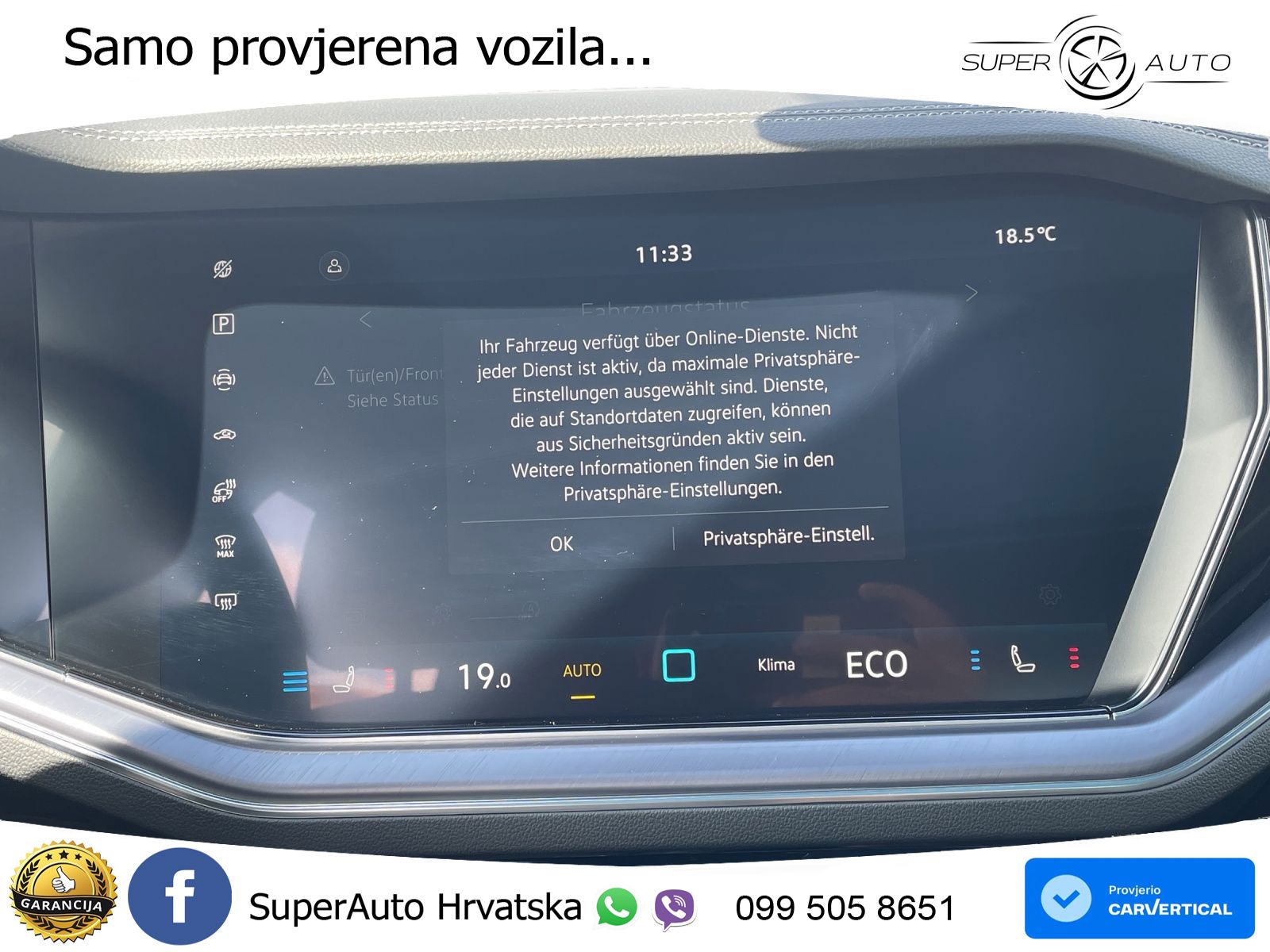 Volkswagen Touareg 3.0 V6 TDI (286 KS) 4MOTION Tiptronic ZRAČNI+ACC+GR SJED+KAM+PANO