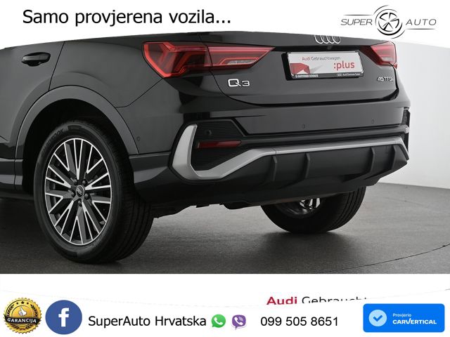 Audi Q3 Sportback 45 TFSIe (245 KS) S tronic S line MATRIX+GR SJED+KAM