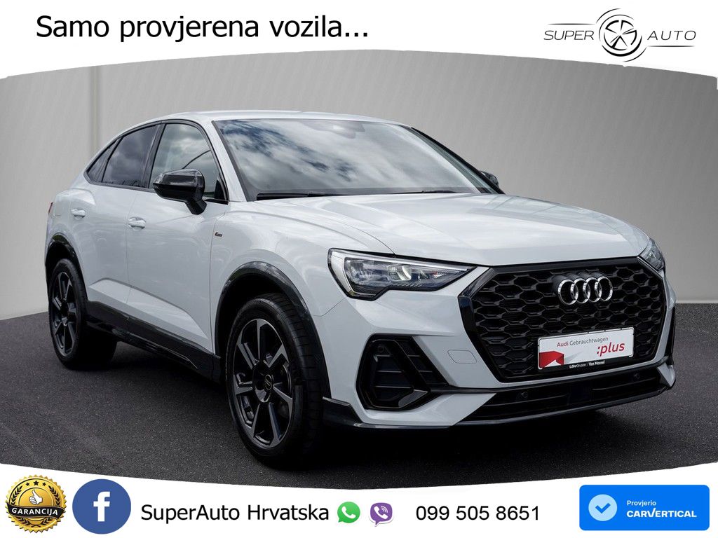 Audi Q3 II Sportback 35 TFSI (150 KS) S tronic S line LED+GR SJED+ACC
